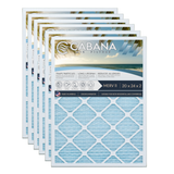 Cabana Filters 20x24x2 AC Furnace Air Filter Capture Unwanted Particles, Pleated Furnace Filter HVAC AC Filters - Made in the USA - 6 Pack